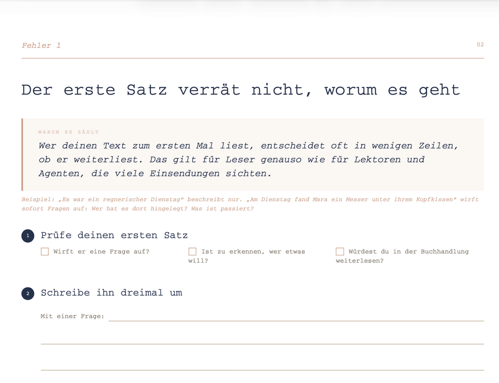 5 Fehler, die du vor dem Versenden deines Manuskripts checken solltest