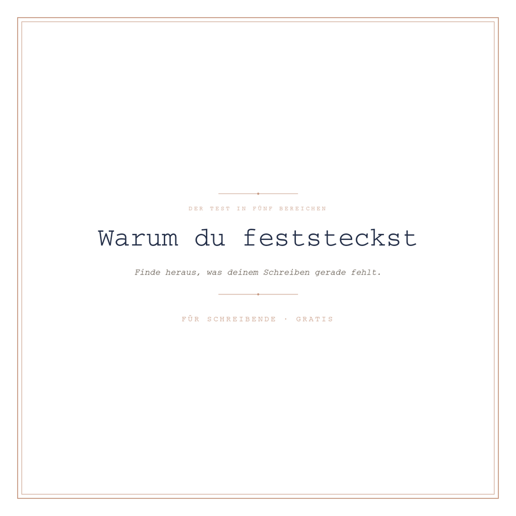 Warum du feststeckst (und es nicht an dir liegt)