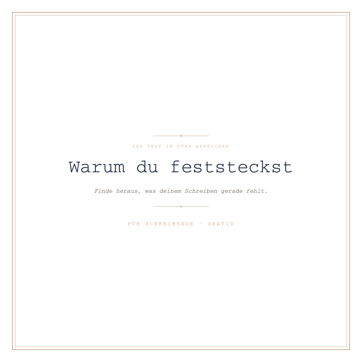 Warum du feststeckst (und es nicht an dir liegt)